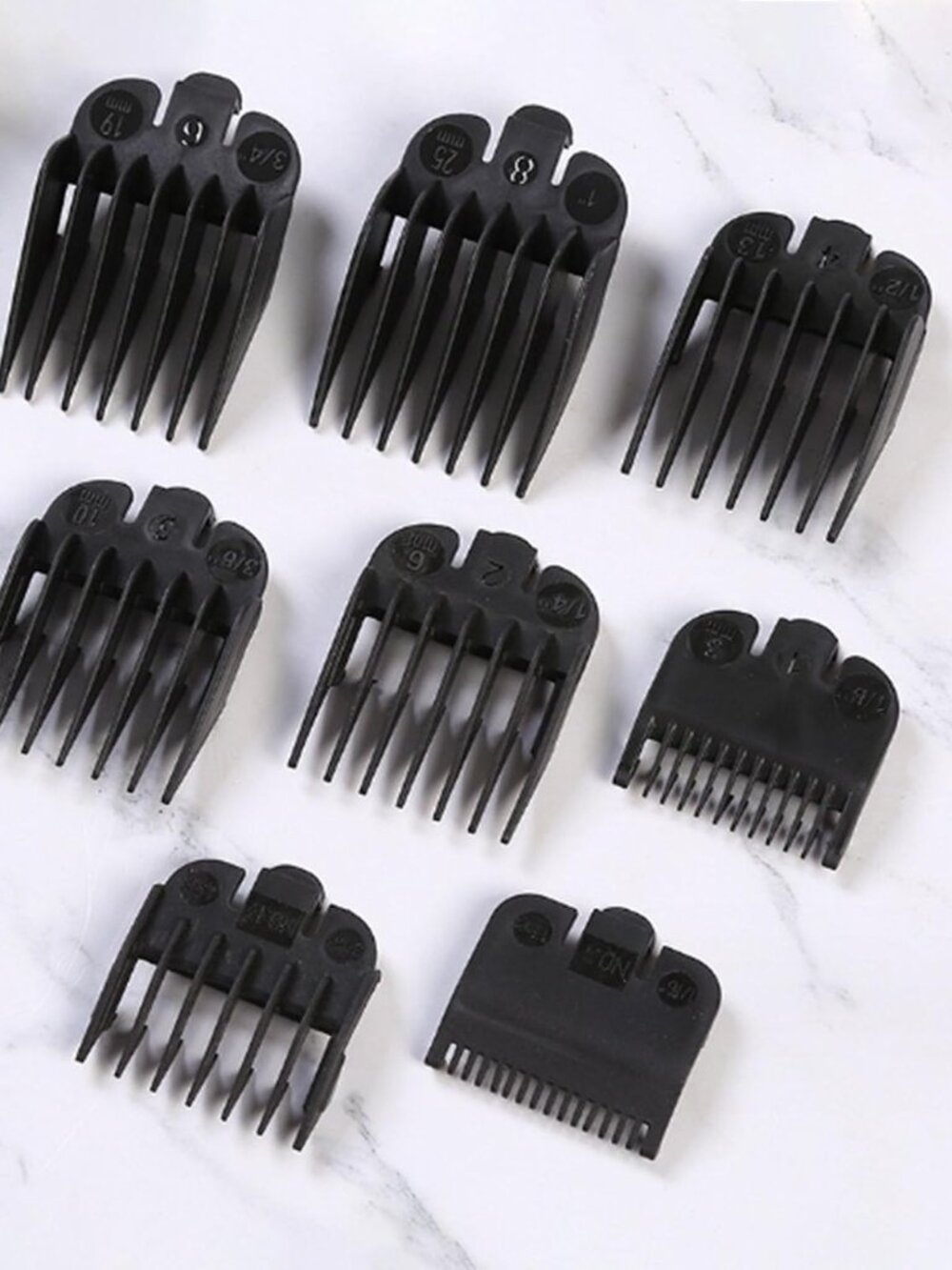 Hair Clipper Guide Comb Set 1/16"–1" – Fits Most WAHL Clippers&Trimmers